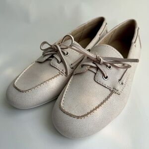 Marc Fisher LTD Shoes Womens Size 7 Suede Boat Loafer MLULEENA